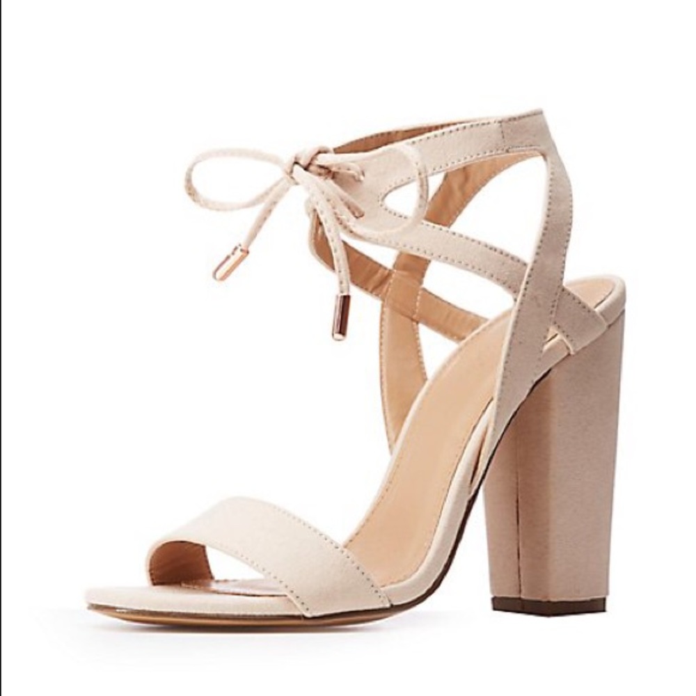 BLACK* open toe heels